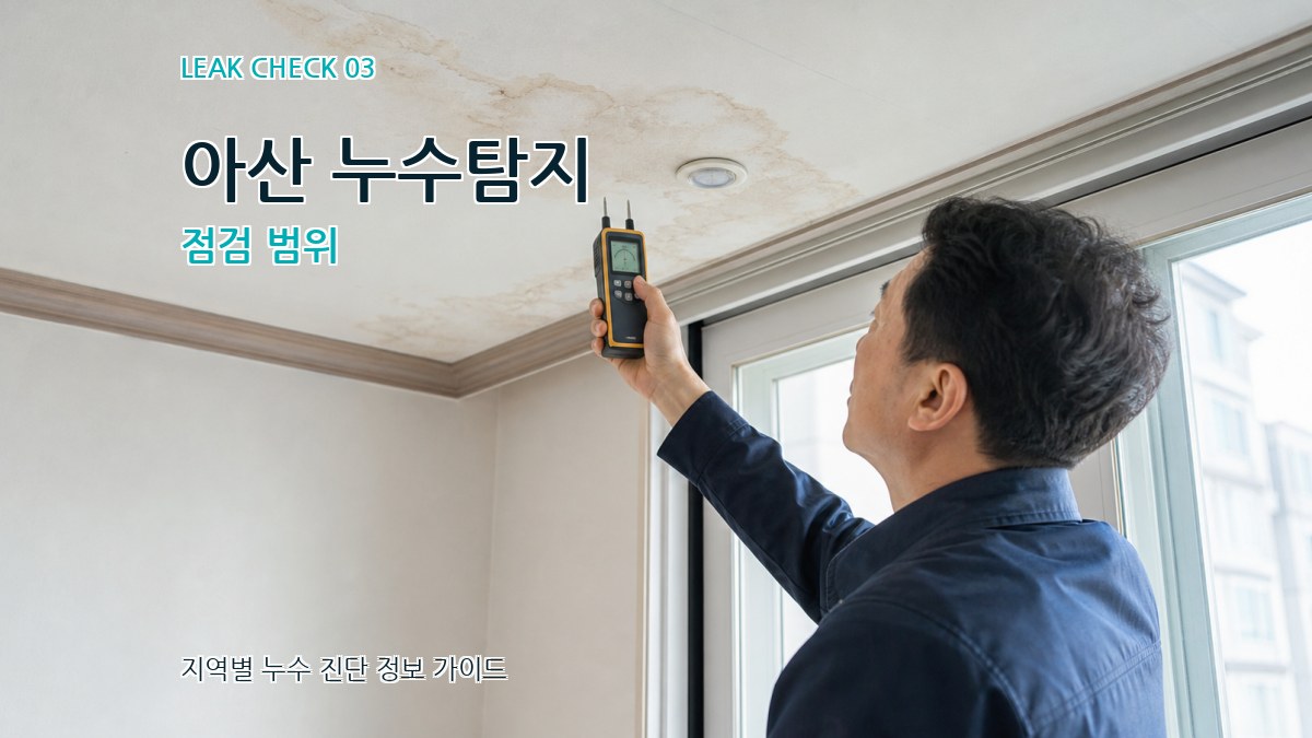 아산 누수탐지 점검 범위