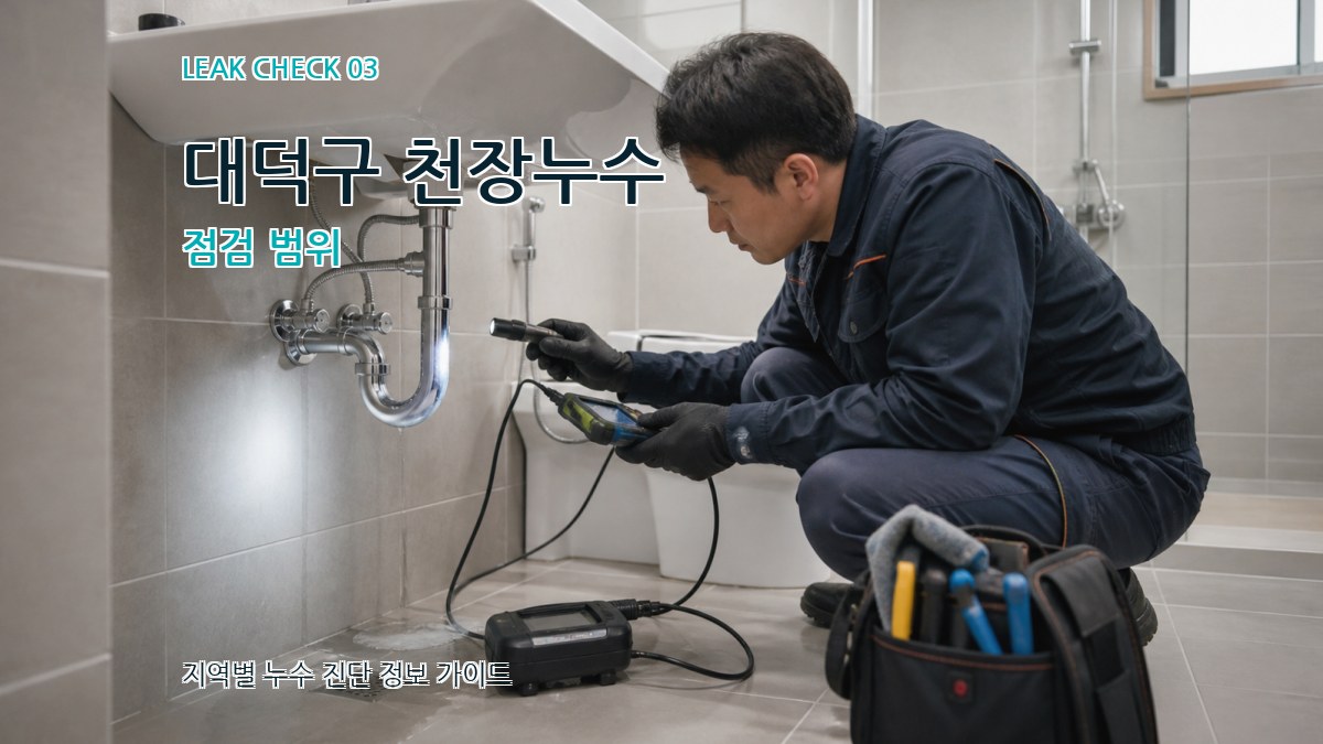 대덕구 천장누수 점검 범위