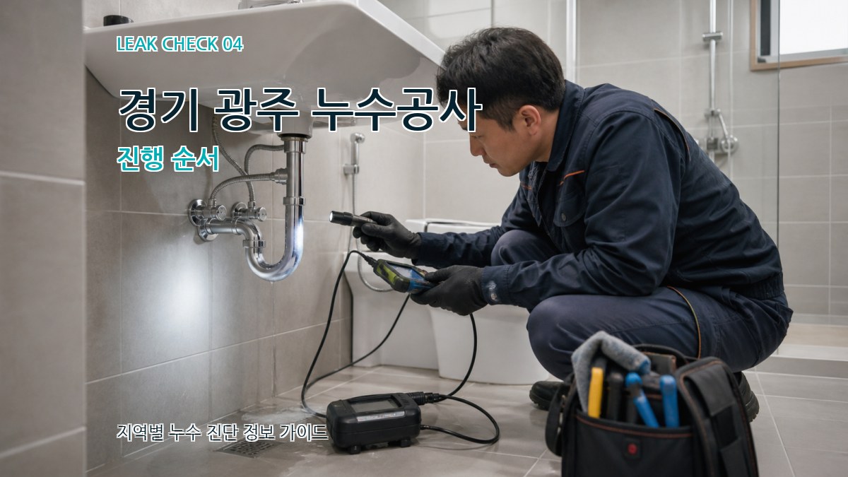 경기 광주 누수공사 진행 순서