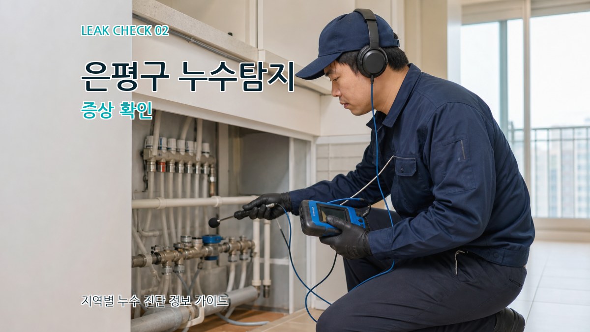 은평구 누수탐지 증상 확인