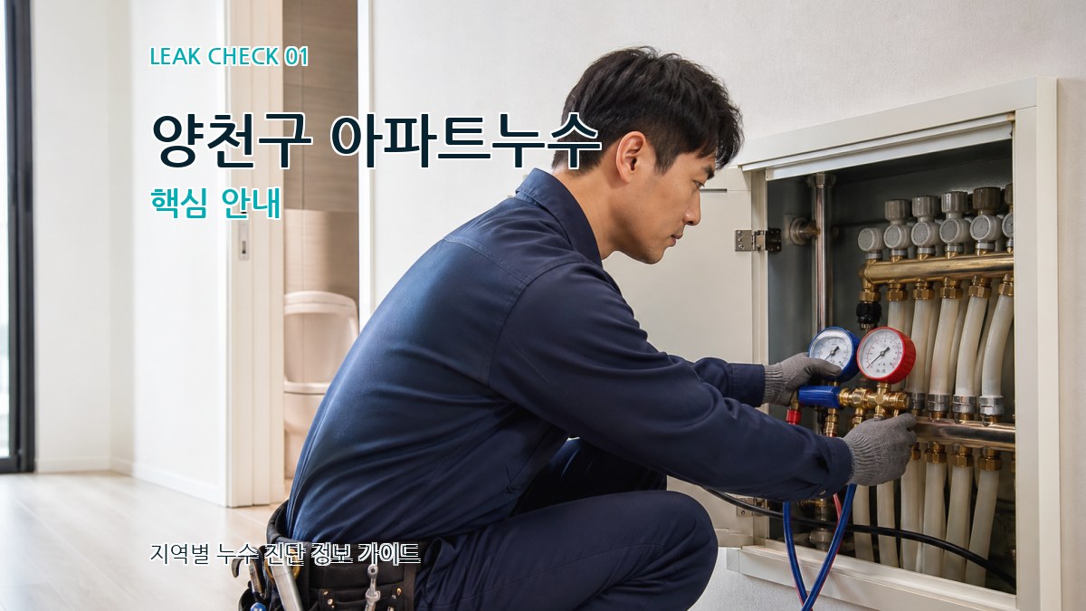 양천구 아파트누수