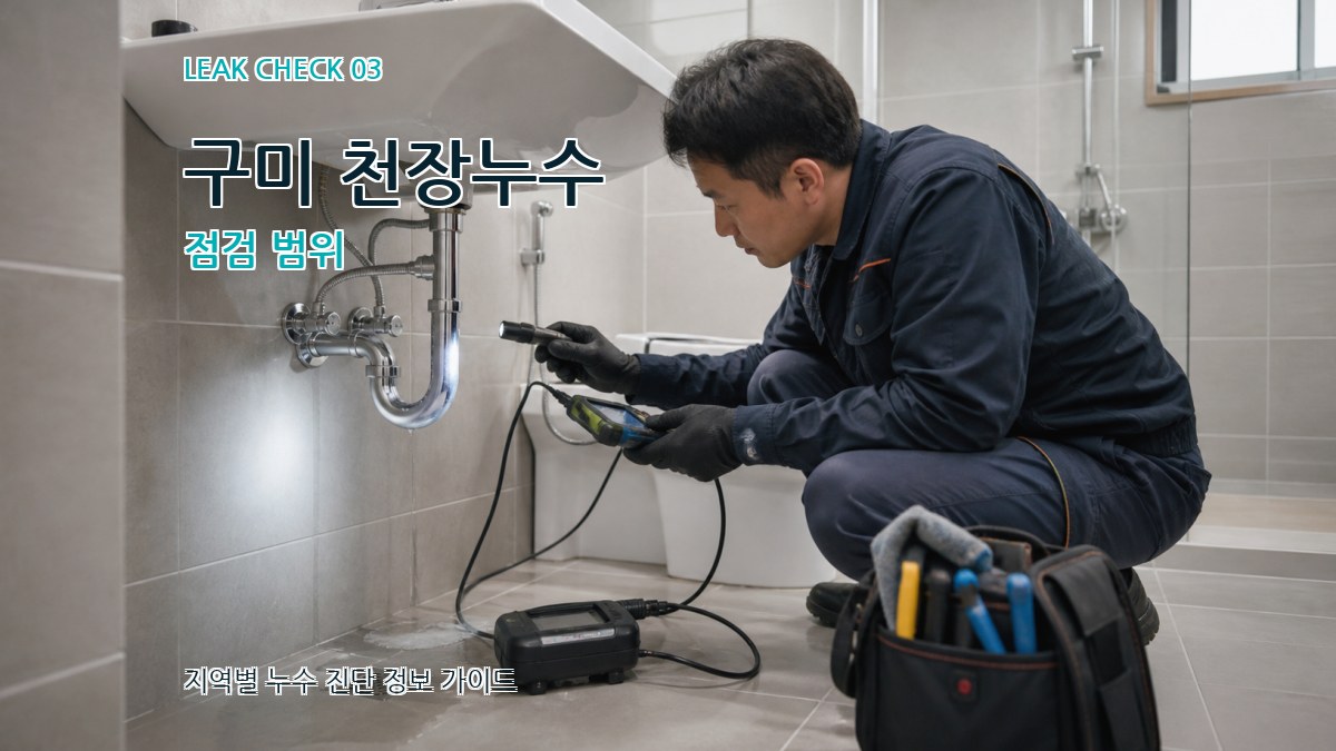 구미 천장누수 점검 범위