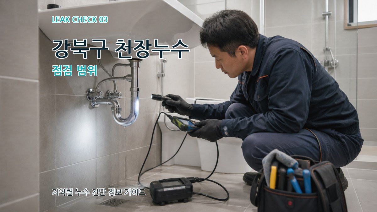 강북구 천장누수 점검 범위