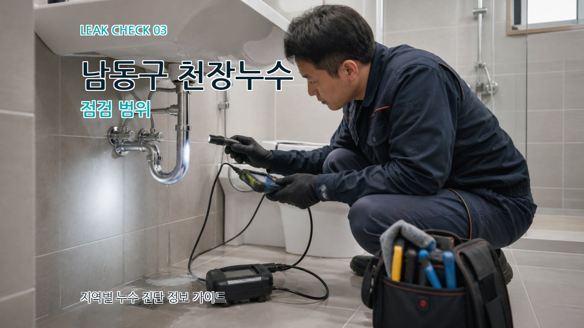 남동구 천장누수 점검 범위