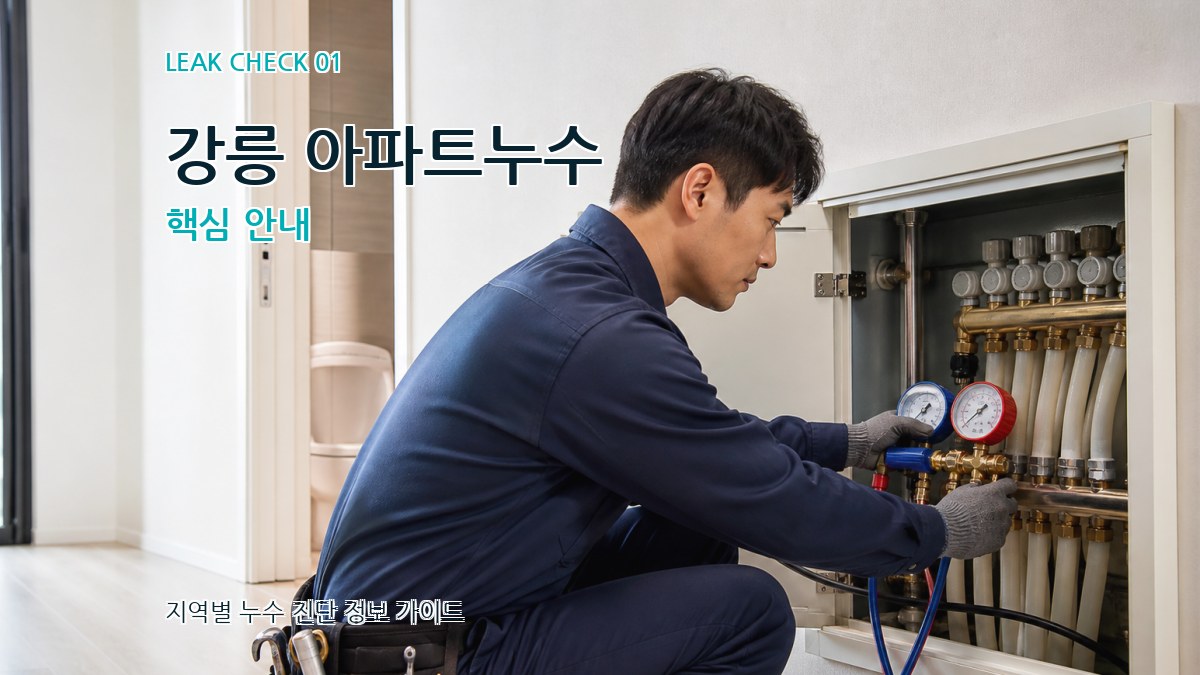 강릉 아파트누수