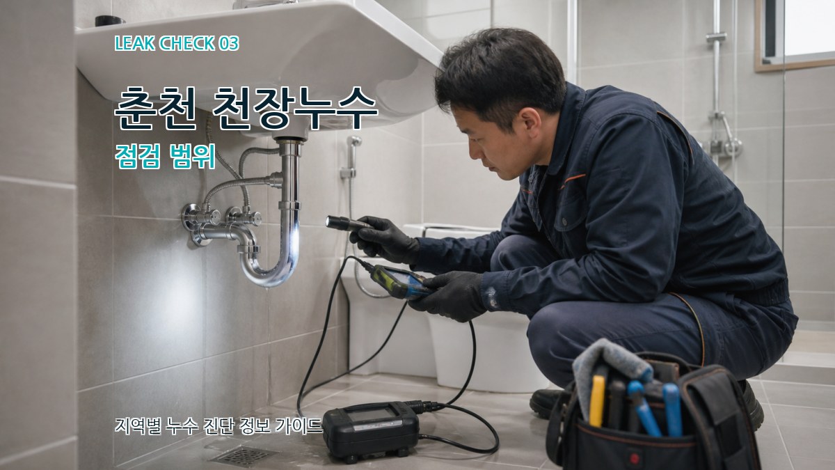 춘천 천장누수 점검 범위
