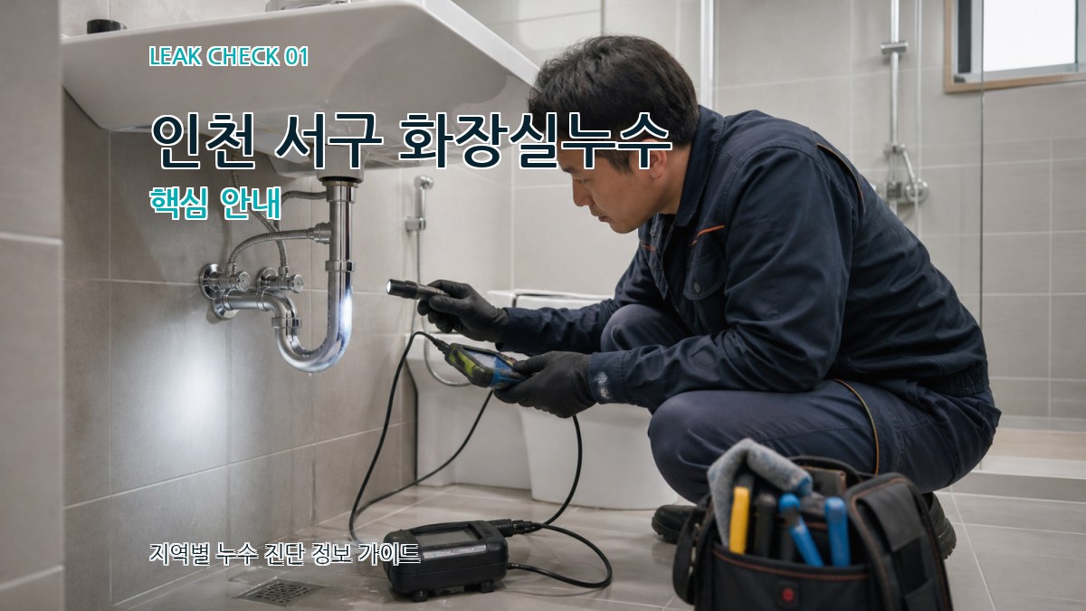 인천 서구 화장실누수