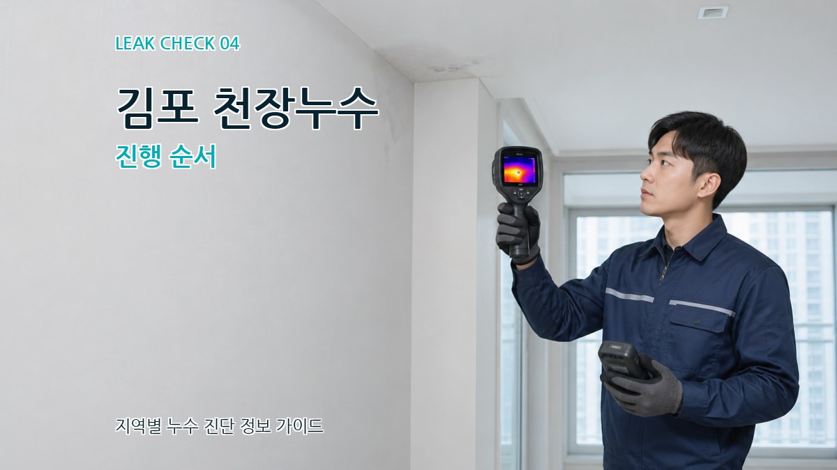 김포 천장누수 진행 순서