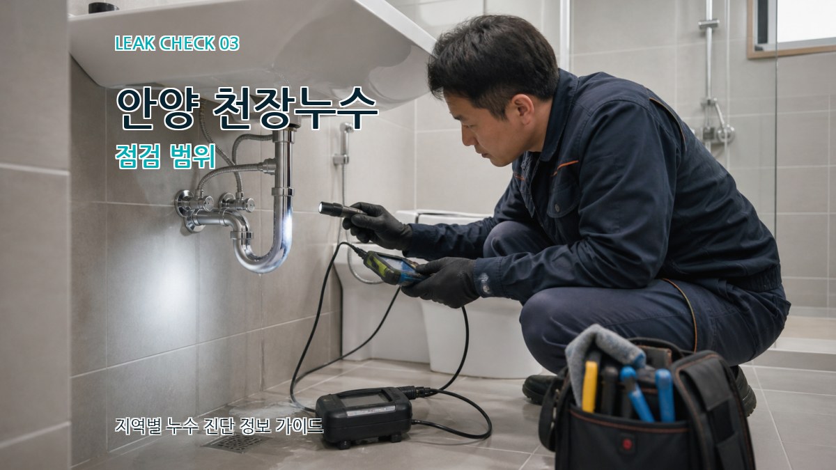 안양 천장누수 점검 범위