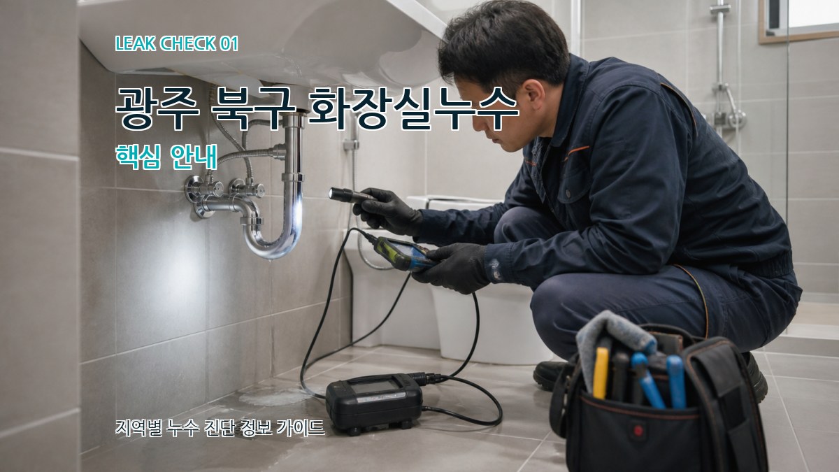 광주 북구 화장실누수