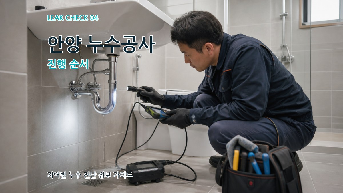 안양 누수공사 진행 순서