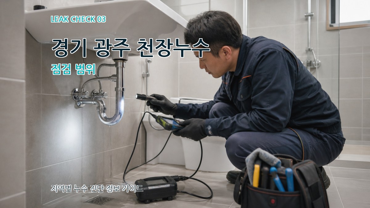 경기 광주 천장누수 점검 범위