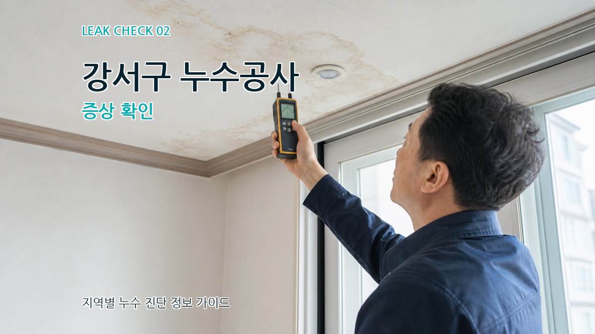 강서구 누수공사 증상 확인