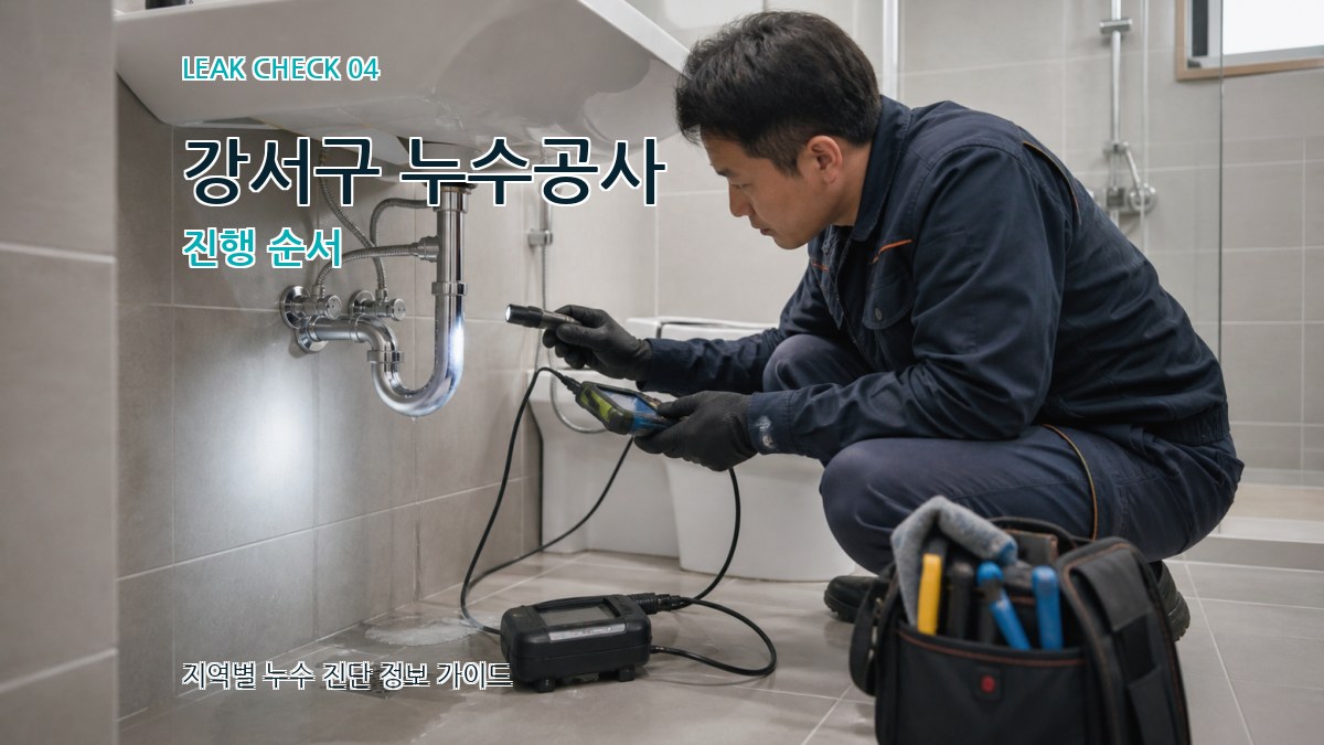 강서구 누수공사 진행 순서