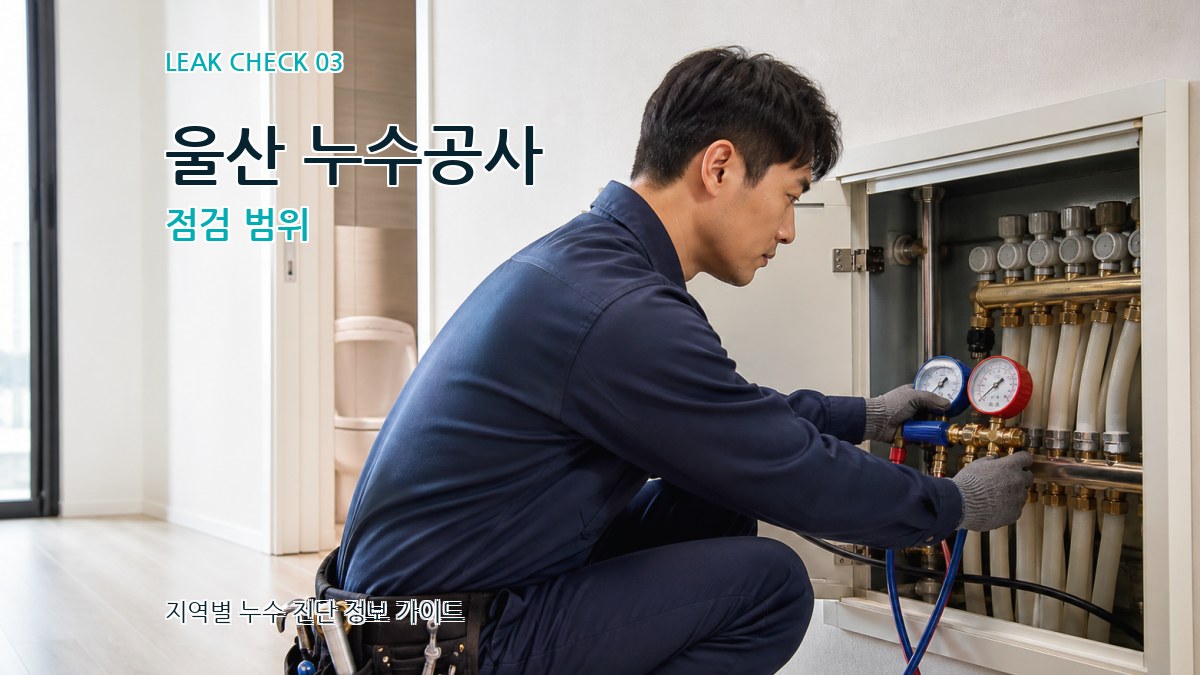울산 누수공사 점검 범위
