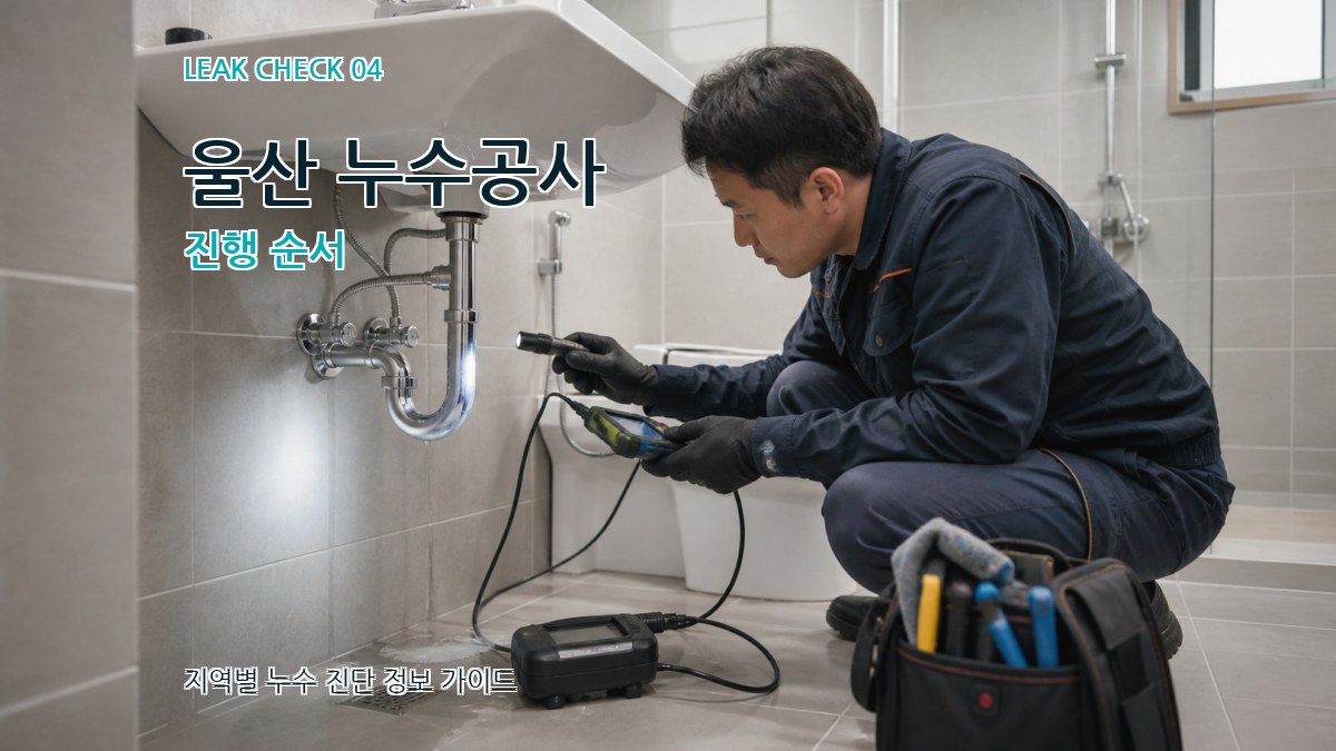 울산 누수공사 진행 순서