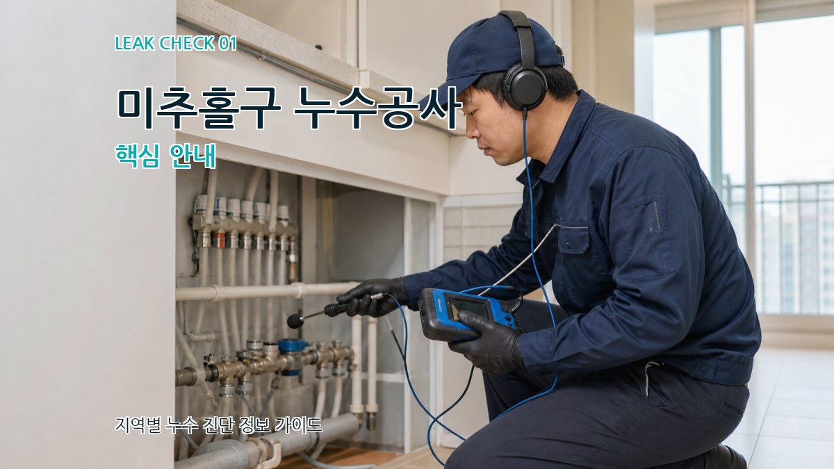 미추홀구 누수공사