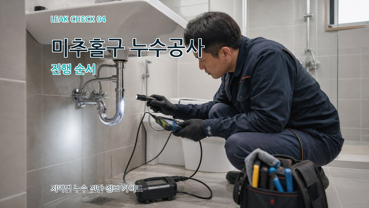 미추홀구 누수공사 진행 순서