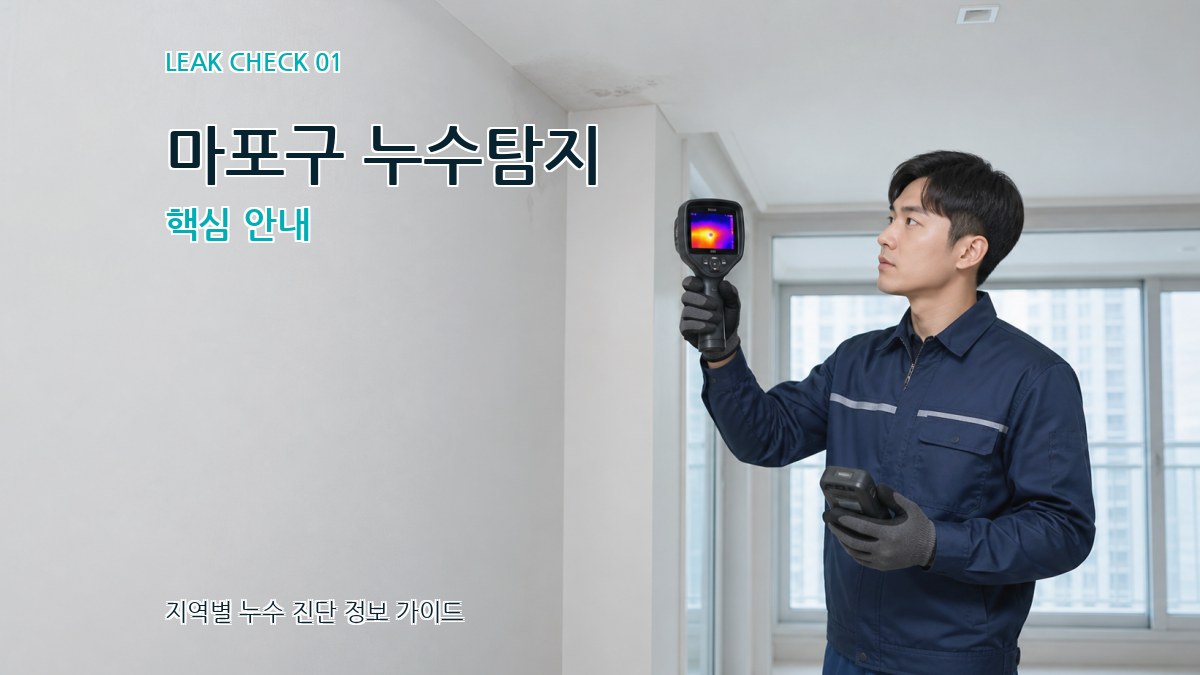 마포구 누수탐지