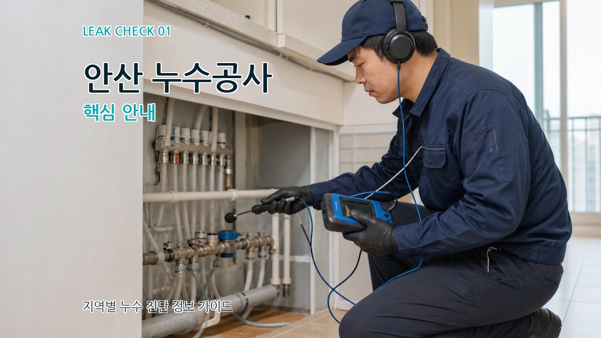 안산 누수공사