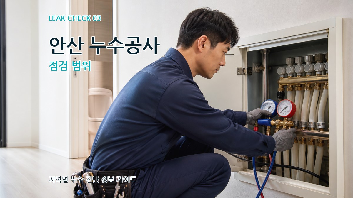 안산 누수공사 점검 범위