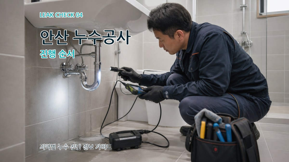 안산 누수공사 진행 순서