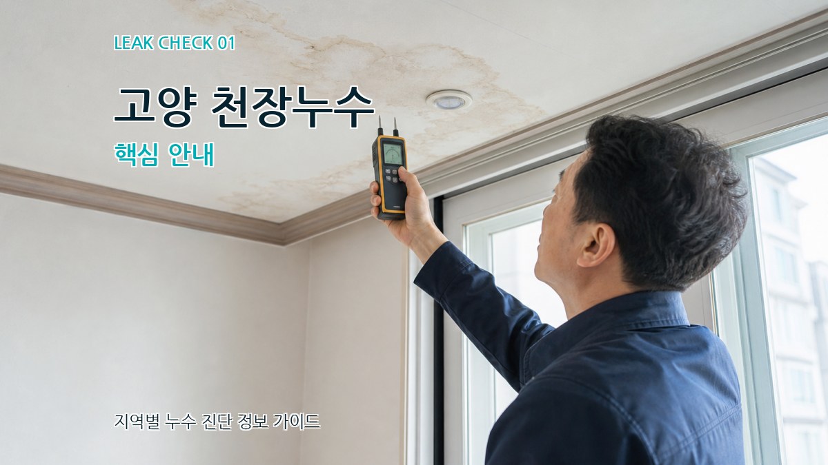 고양 천장누수