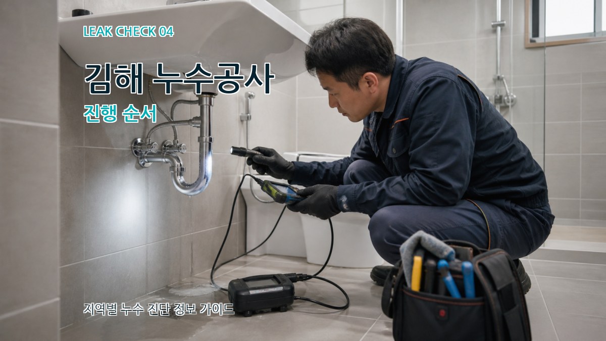 김해 누수공사 진행 순서