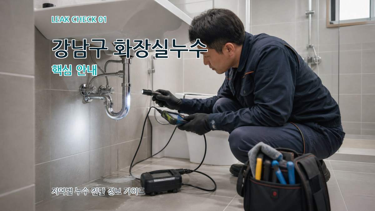 강남구 화장실누수