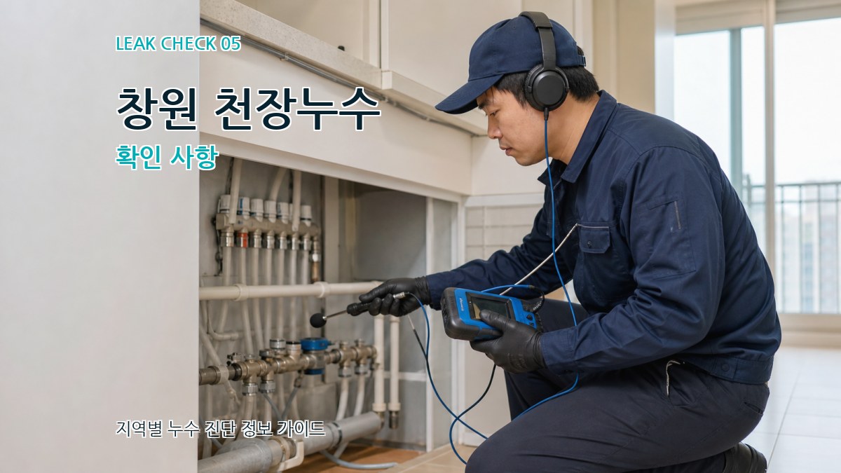 창원 천장누수 확인 사항