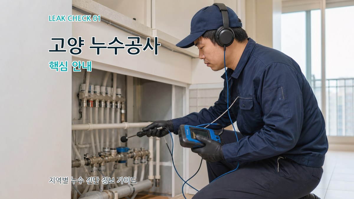 고양 누수공사