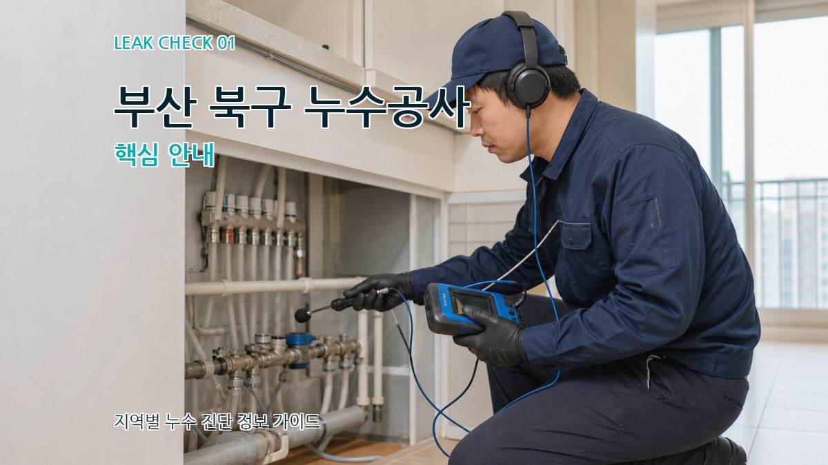 부산 북구 누수공사