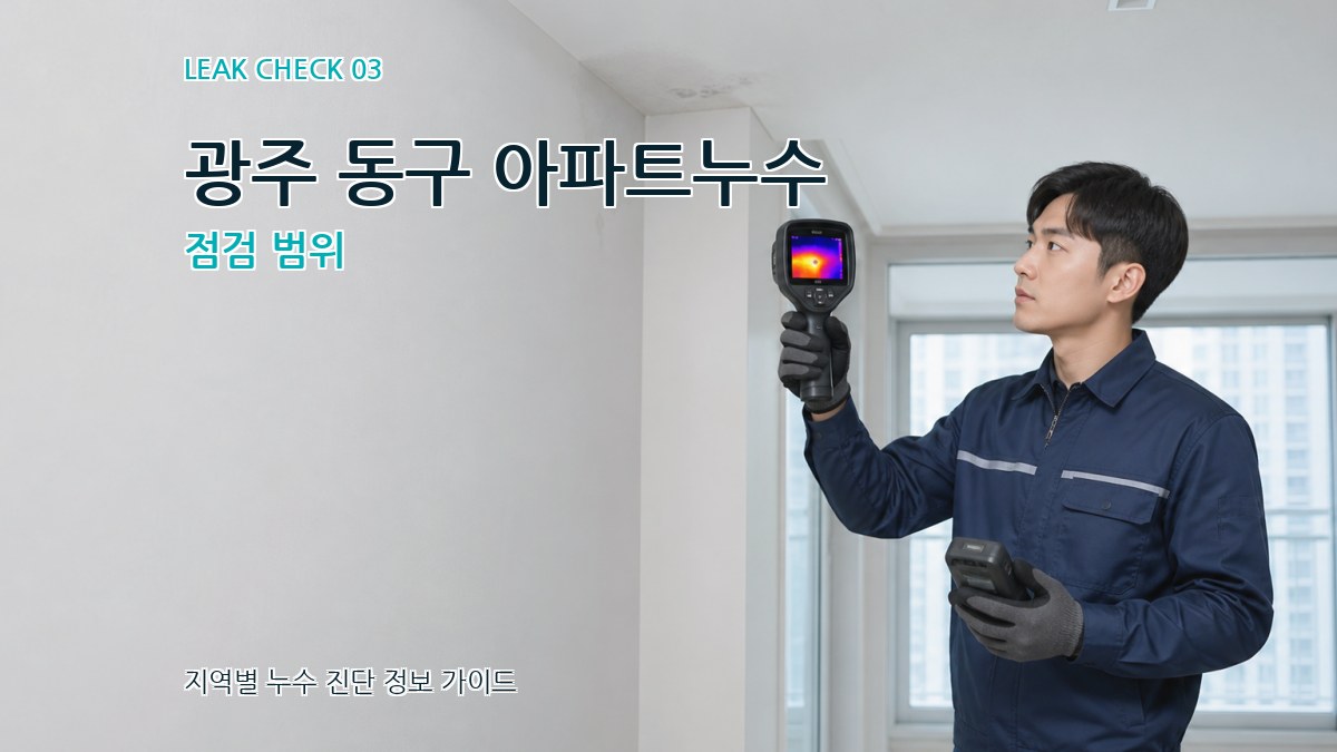 광주 동구 아파트누수 점검 범위