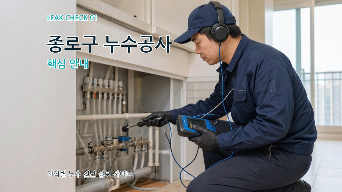 종로구 누수공사