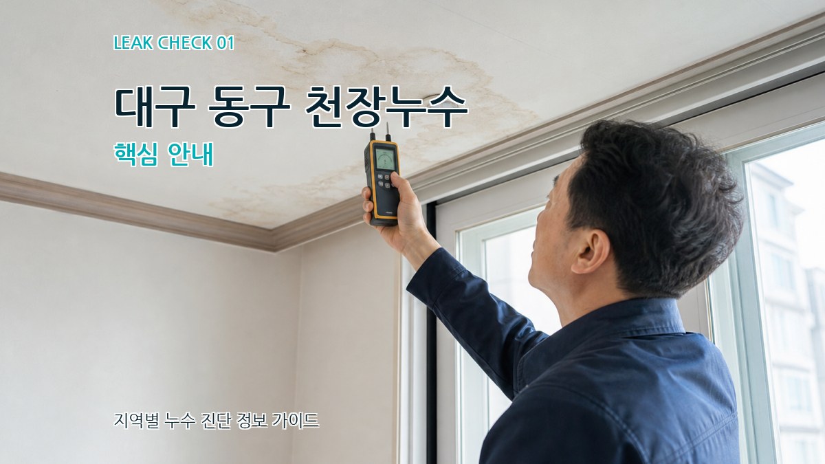 대구 동구 천장누수