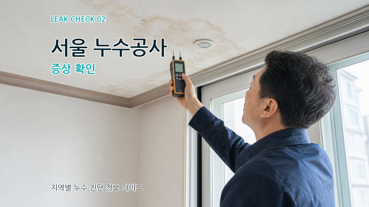 서울 누수공사 증상 확인