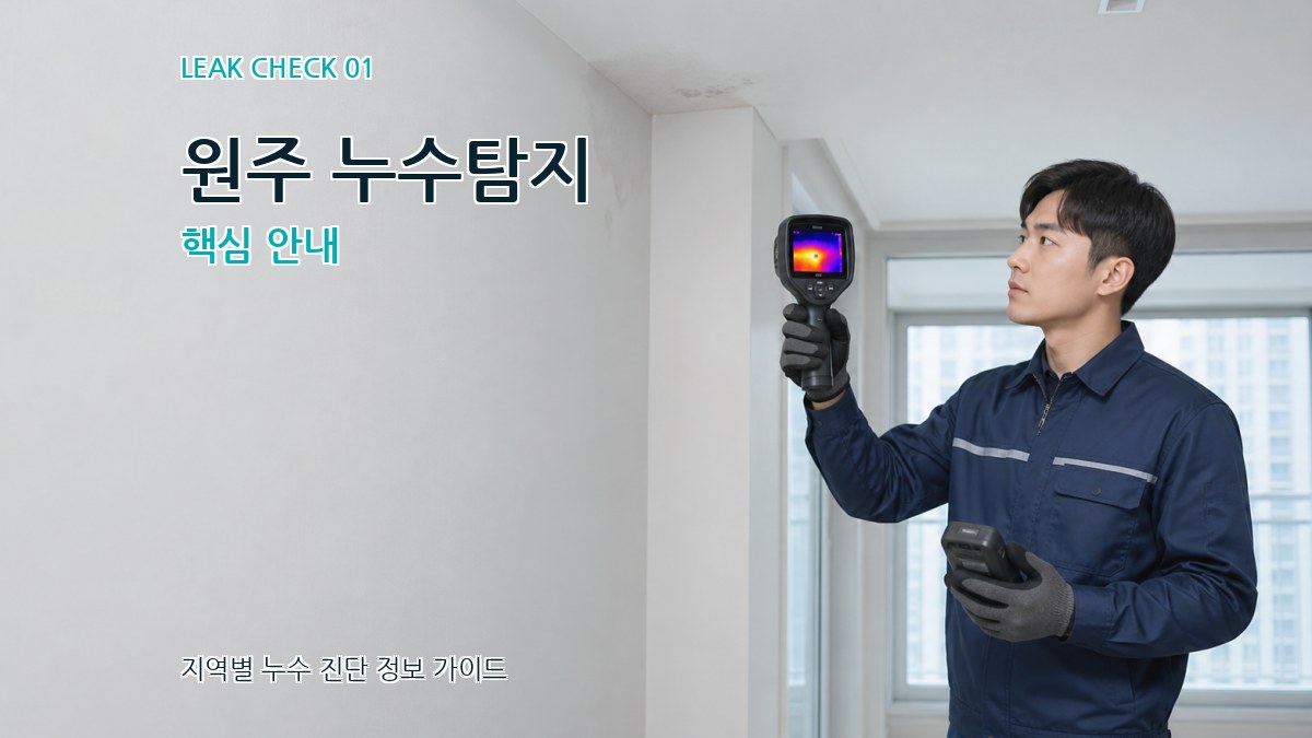 원주 누수탐지